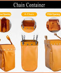 Chain Bag Container For Overhead Manual Bridge Hoist Crane Chain Storage Keeps Chains Clean Tangle Free Waterproof PVC Mesh