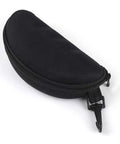 Black case for 180-750Nm Laser Safety Goggles For Engraving And Cutting Pro Grade Protective Eyewear With zip closure and clip