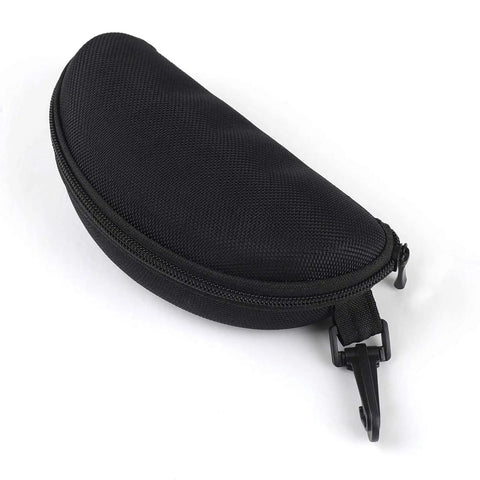 Black case for 180-750Nm Laser Safety Goggles For Engraving And Cutting Pro Grade Protective Eyewear With zip closure and clip