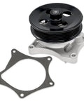 Engine Water Pump With Gasket Pulley Replacement For Chevy Cruze Equinox Malibu Spark GMC Terrain Buick Encore Direct Fit And OEM Style Gasket Pulley Included 12667387