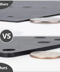 Comparison of Two Pack 4x4 Post Anchor Plates For Decks, Wood Fences, Mailboxes And Posts, Heavy Duty Structural Steel Post Bases.