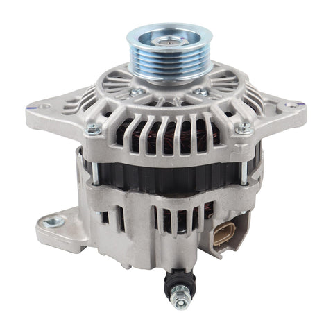 Beefy 90A 12V Alternator with five groove pulley fits 2004 to 2010 Subaru Impreza, 2006 to 2010 Forester, and 2006 Saab 9-2X 2.5L