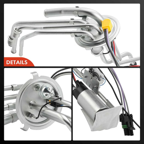 Chevrolet And GMC Electric Fuel Pump Assembly With Sending Unit For 1988-1995 C1500 C2500 C3500 K1500 K2500 K3500 Gasoline Engines