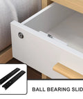 Open drawer with Two Pack Stainless Steel Drawer Slides With Noise Reduction And Smooth Full Extension Beefy Heavy Duty Ball Bearing Rails