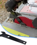Heavy Duty Table Saw Blade Wrench For 10 Inch Shop Tools Replaces 0101010312 And 0101010313 in use on a table saw changing blades.