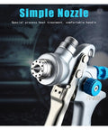 Close-up of Heavy Duty Pneumatic Paint Sprayer Kit with 1.3mm nozzle and advanced atomizing tip for automotive refinishing.
