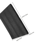 Black Foam Storage Box With Sponge Padding For Electronics And Household Items, dimensions 12.97x9.83x0.79 inches