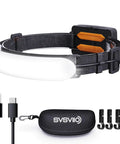Check Out This Awesome Rechargeable Head Lamp That Blasts 1500 Lumens With A Crazy Wide 230 Degree Beam Angle Making It Perfect For Camping Hiking Mechanic Jobs And Hard Hat Wear At Night, including accessories