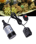 Cordless Submersible Water Transfer Pump Featuring A Heavy Duty 100w Brushless Motor Crushing Water Duty At 1268 Gph With A Rock Solid 8 Meter Lift Rating And Plug Free Battery Run in an aquarium setting.