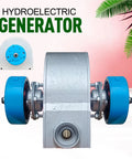 Front view of 2kW Portable Micro Hydro Generator With 110V 230V Output 60Hz Water Turbine Aluminum Alloy For Off Grid Power