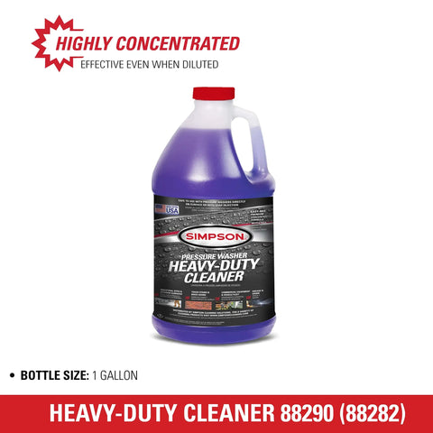 Heavy Duty Concentrated Soap Solution For Pressure Washers And Spray Bottles That Cleans Concrete Vinyl Siding Cars Windows Decks Fences Appliances And Removes Oil And Grease Fast 1 Gallon Purple Degreaser