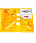 MatchFit Grid Routing Guide Kit for Dovetail Clamping Tracks with award plaque and router bits visible