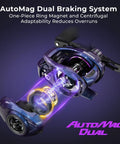 Royale Legend Pro Baitcasting Reel with AutoMag Dual Braking System illustration