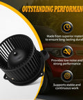 Direct Fit HVAC Blower Motor Assembly For Kia Soul 2010 To 2019 showing durable design for low noise operation.