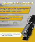 Slide Out Motor And Gearbox Direct Fit Replacement For Accu Slide Cable System With 12V High Torque Motor And R25075 R25076 Gear Box For Travel Trailer Camper OEM Standard with RV background.