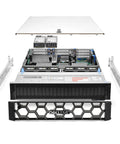 Rock Solid R740Xd Enterprise Server 2.1 Ghz 48 Core 384 Gb Ram 38 Tb Nvme Ssd Storage Plug And Play Ready exploring internal components layout.