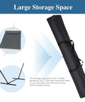 Extra Large Hammock Storage Bag For Double Hammock And 12 Foot Steel Stand With Zipper Closure Carrying Case shown with parts