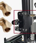 Six Pack T8 Lead Screw Trapezoidal Nuts 2mm Pitch 8mm Lead for Ender 3 CR10 CR10S 3D Printer Brass Copper Nut with High Wear Resistance