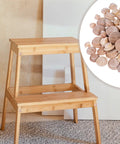 120 Pieces Wood Plugs For Screw Holes In Furniture Cabinets And Tables Four Sizes Three Sixteenths Inch Five Sixteenths Inch