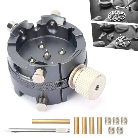 Pro Grade 7750 Watch Movement Base And Holder Alloy Construction Fixation Stand for precision watch repairs.