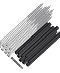 10 Piece 7 Inch Gutter Screws With Ferrules And Driving Tool For Eave Gutters Heavy Duty Replacement Fastening For Gutter Guards Sagging Solution Weatherproof Metal Construction And Long Lasting Durability