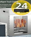 Slick Heavy Hitter 800 Watt Food Dehydrator For Homestyle Jerky And Fresh Fruit Chips with intelligent touch control display.