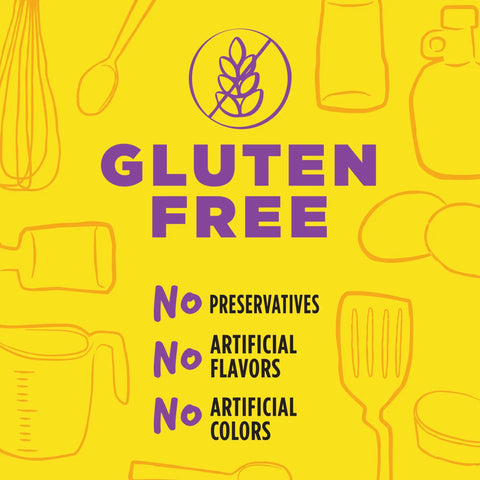 Gluten Free Pancake And Baking Mix For Fluffy Pancakes, Waffles, Biscuits, And More Grab And Go Breakfasts Pack Of 6 16 Oz Each label