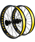 Rim Strip Rim Tape Fat Tire Liner PVC Inner Tube Protector Anti Puncture For 20 Inch Bikes 2 Pack Yellow on wheels