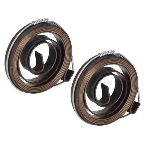 Two Pack Drill Press Return Spring Set For Bench Drills Quill Feed Coil Spring Assembly Replacement Part Compatible With Most Drill Presses