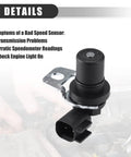 Heavy Duty Transmission Vehicle Speed Sensor Direct Fit For Ford F150 Expedition E Series Crown Victoria Lincoln Mark Lt 2004 To 2011 on a workbench.
