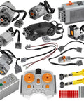 12 In 1 Full Motor Kit For Technic Building Blocks Upgrades With M, L, XL Motors, Servo, Train Motors, and Remote Control