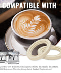 58mm Silicone Steam Ring Set Of 2 For Breville And Sage Espresso Machines BES900XL BES920XL BES980XL BES990 Replacement Gasket, compatible with coffee machines