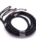 Coiled SystemCheck Main Modular Wiring Harness Cable For Outboard Remote Control Box 15ft 4.572m Fits Evinrude Johnson OMC