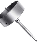 DAYDOOR 6-5/16 in concrete hole saw with SDS-Plus shank; tungsten carbide teeth, side view