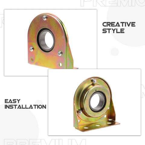 Heavy Duty 2 PCs Iron Bearing Housing Roller Kit Fits Greenhouse Pulley Systems For Ag Ventilation Fans Weather Resistant Build For Stable Equipment Operation Universal Fit Easy Install Farm Needs Secure Runs So You Can Focus On Growing Crops, two iron housings