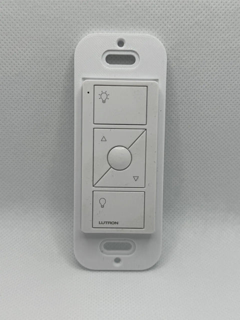 Five Pack Wall Plate Brackets For Lutron Pico Remote Compatibility mounted on a surface, displaying durable 3D printed design.