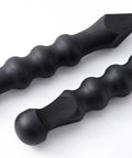 Close-up of 2-Pack Yawara Stick Set 6.5 Inch High Impact Polymer For Self Defense And Training, Ergonomic Non-Slip Grip With Textured Finger Grooves