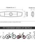 Bike Wheel Reflectors 10 Pack With Clips For Night Riding And Safety Red Spoke Reflectors dimensions and variety of bike types