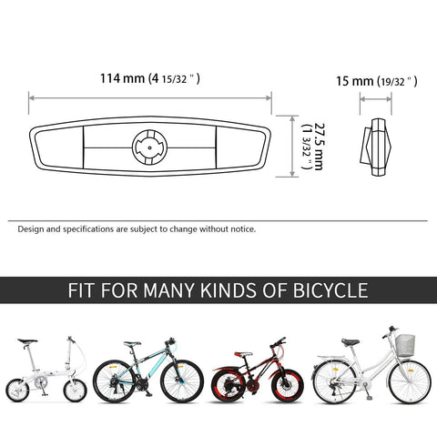 Bike Wheel Reflectors 10 Pack With Clips For Night Riding And Safety Red Spoke Reflectors dimensions and variety of bike types