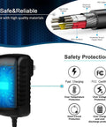 18V AC DC Wall Adapter For Rotary Craft Tools with safety protections and high-grade materials for reliable charging.