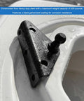 10mm Ball Stud Mounting Bracket For Gas Spring Shock Brackets With 2 L Type And 2 Flat Type Fittings Plus 16 Screws Steel Ball Stud Mount close-up