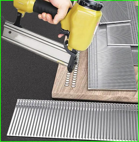 Bulk Supply Of Five Thousand One Inch Eighteen Gauge Galvanized Brad Nails Delivers straight shots with pneumatic brad nailer on wood.