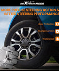 Chrome 8 Lug Wheel Center Hub Caps For Ford F250 F350 Super Duty 1999-2005 And Excursion 2000-2005 on truck tire