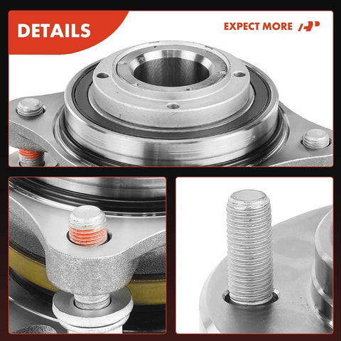 Close-up images of Front Wheel Bearing And Hub Assembly With 6 Lug For Toyota Tacoma 2005 To 2023 4Runner 2003 To 2023 FJ Cruiser