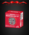 Universal Magnetic Armorers Bench Block With Non Marring Surface, 4-inch, shown in a red package with product details.