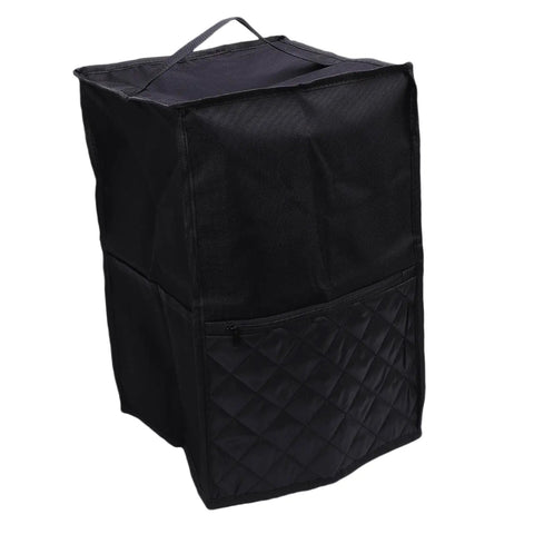 Heavy Duty Ice Cream Maker Cover Full Coverage Shield Keeps Dust Debris And Pet Hair Off Your Machine stylish black fabric cover