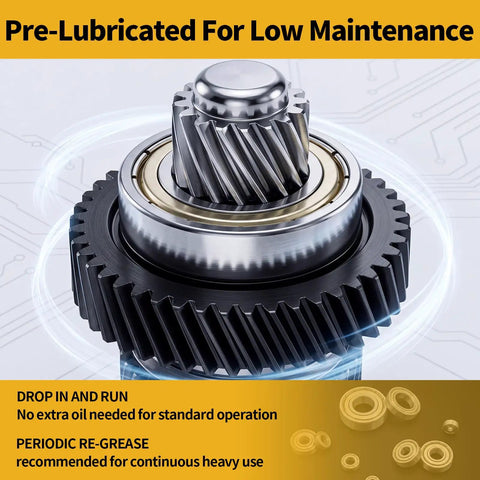 70 Piece Ball Bearings Set Pro Grade For 3D Printers Skateboards And Furniture Wheels With 10 Sizes Deep Groove Carbon Steel Bearings 693ZZ 623ZZ 624ZZ 685ZZ 687ZZ 627ZZ 608ZZ 6000ZZ 6903ZZ 6203ZZ pre-lubricated bearing with gear illustration