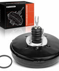 Heavy Duty Vacuum Brake Booster For Ford Edge And Lincoln Mkx with steel housing and connections for direct fit installation.
