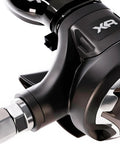 Close-up of HR Second Stage Cold Water Diver Regulator With Adjustable Breathing Comfort, black technopolymer body.