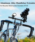 Handlebar Extender Cross Bar 11.81 Inches Long Aluminum Alloy Mount Bar For Bikes And Motorcycles With 22mm Diameter